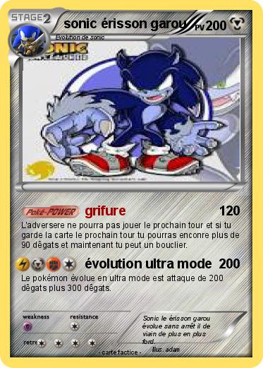 Pokemon sonic érisson garou