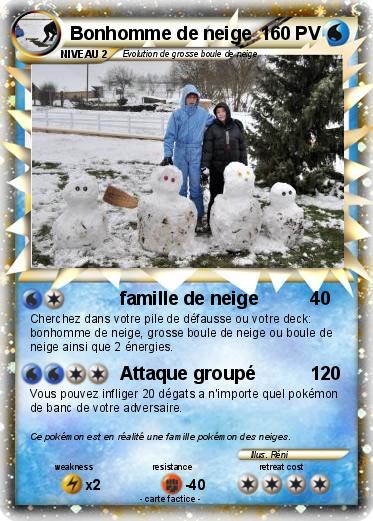 Pokemon Bonhomme de neige