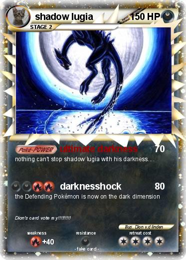Pokemon shadow lugia