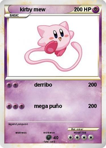 Pokemon kirby mew