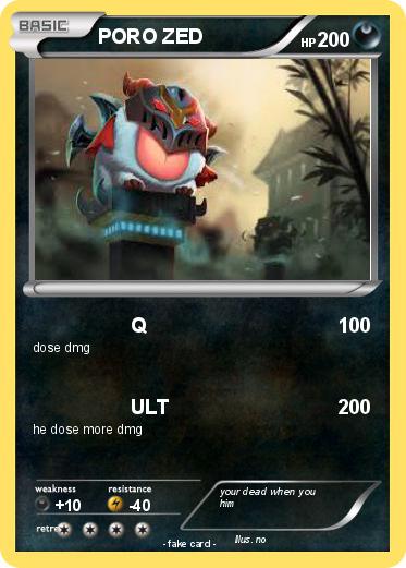 Pokemon PORO ZED