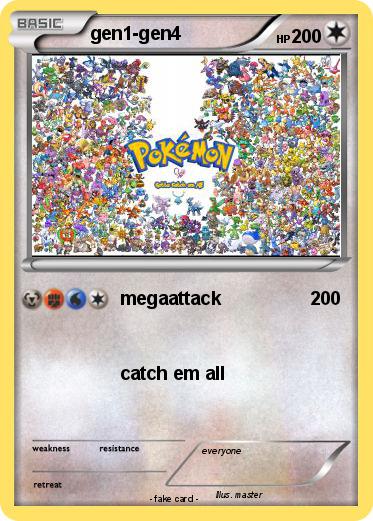Pokemon gen1-gen4