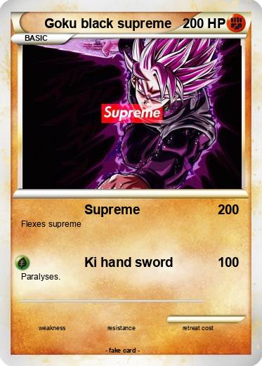 Pokemon Goku black supreme