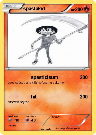 Pokemon spastakid