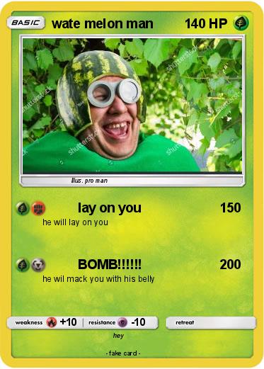 Pokemon wate melon man