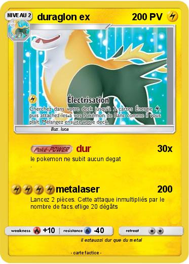 Pokemon duraglon ex