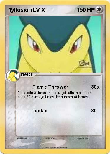 Pokemon Tyflosion LV X