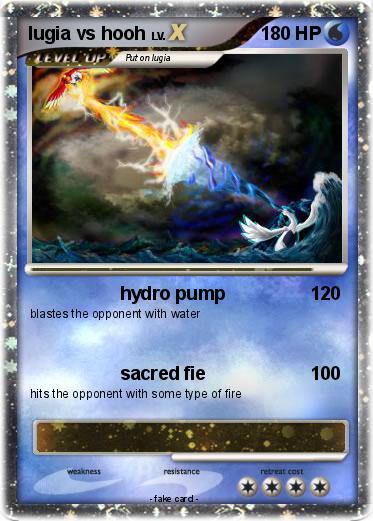 Pokemon lugia vs hooh