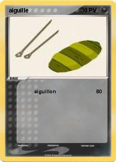 Pokemon aiguille