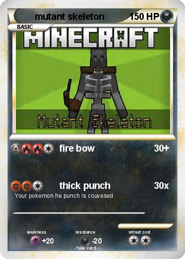 Pokemon mutant skeleton