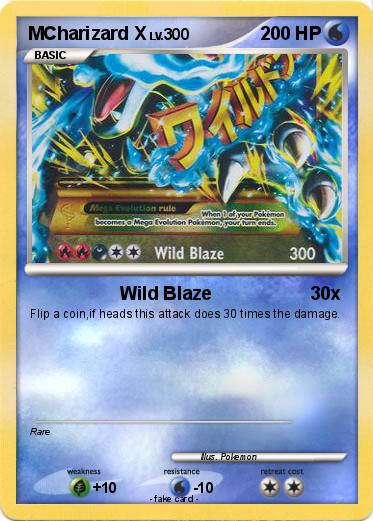Pokemon MCharizard X