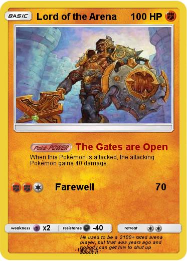 Pokemon Lord of the Arena