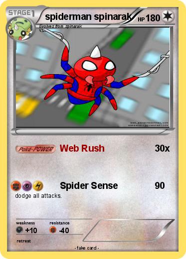 Pokemon spiderman spinarak