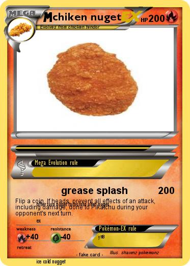 Pokemon chiken nuget