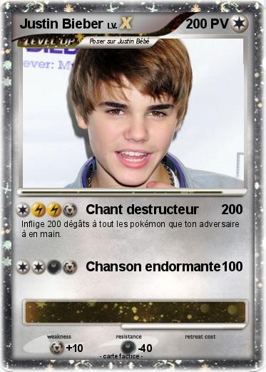 Pokemon Justin Bieber
