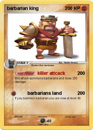 Pokemon barbarian king