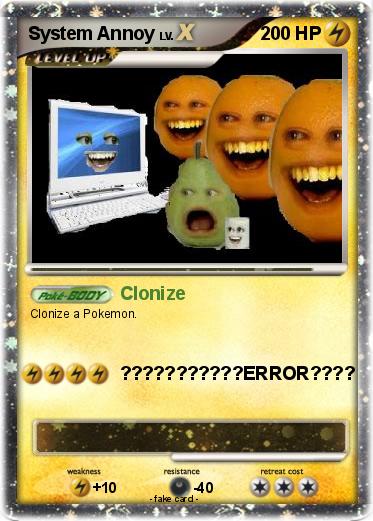 Pokemon System Annoy