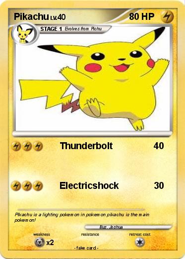 Pokemon Pikachu