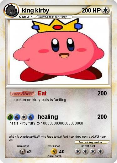 Pokemon king kirby