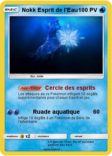 Pokemon Nokk Esprit de l'Eau