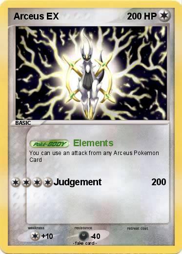 Pokemon Arceus EX
