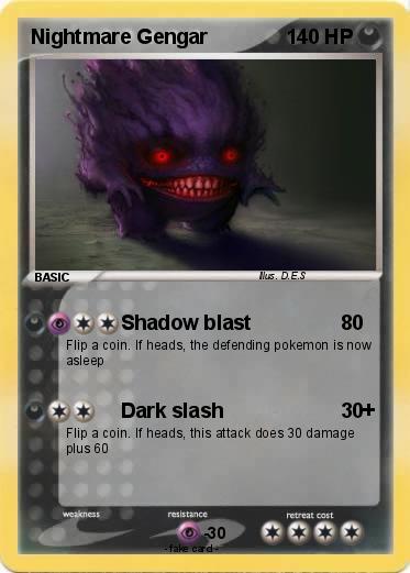 Pokemon Nightmare Gengar