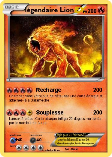 Pokemon légendaire Lion
