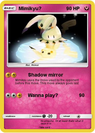 Pokemon Mimikyu?