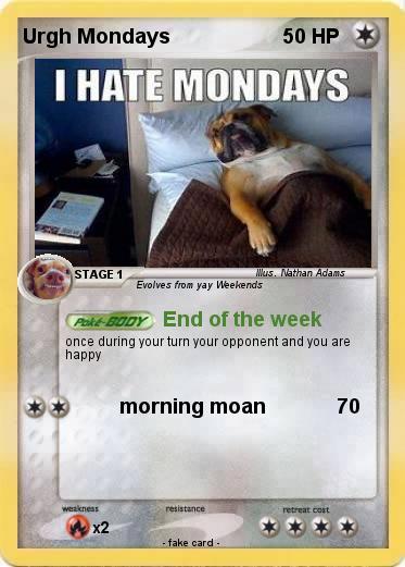 Pokemon Urgh Mondays