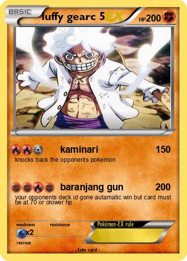 Pokemon luffy gearc 5