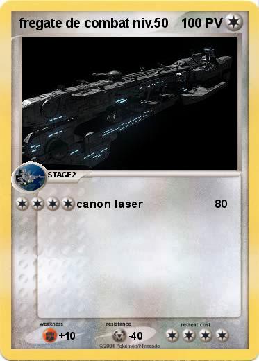 Pokemon fregate de combat niv.50