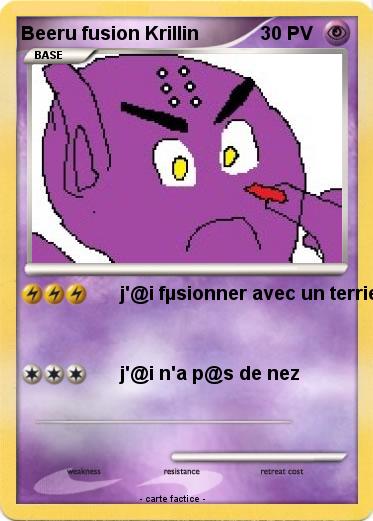 Pokemon Beeru fusion Krillin