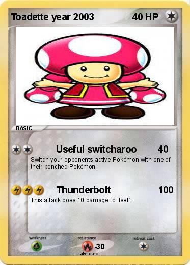 Pokemon Toadette year 2003