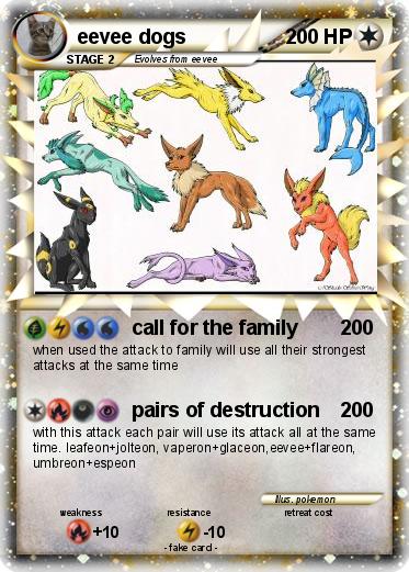 Pokemon eevee dogs
