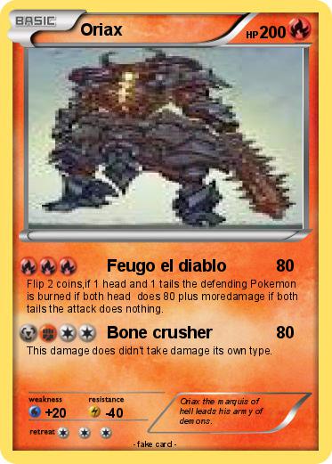 Pokemon Oriax
