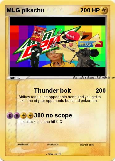 Pokemon MLG pikachu