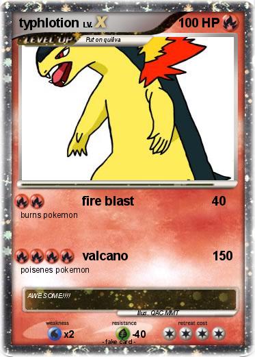 Pokemon typhlotion