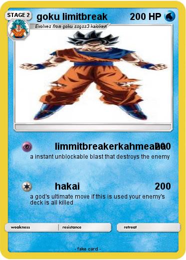 Pokemon goku limitbreak