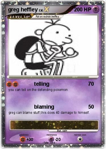 Pokemon greg heffley