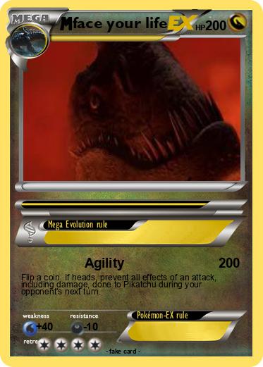 Pokemon face your life