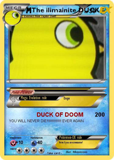 Pokemon The ilimainite DUCK
