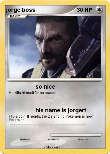 Pokemon jorge boss