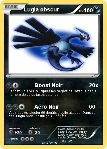 Pokemon Lugia obscur
