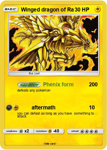 Pokemon Winged dragon of Ra