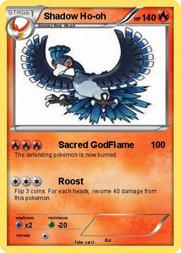 Pokemon Shadow Ho-oh
