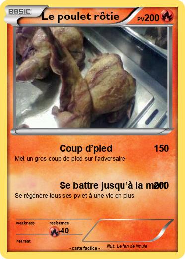 Pokemon Le poulet rôtie
