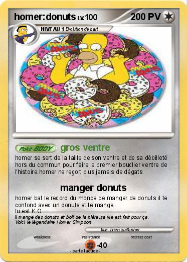 Pokemon homer:donuts