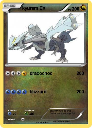 Pokemon kyurem EX