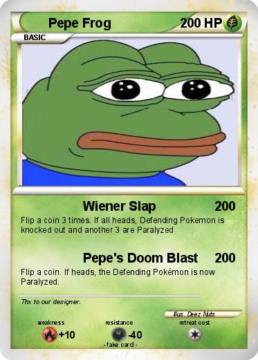 Pokemon Pepe Frog