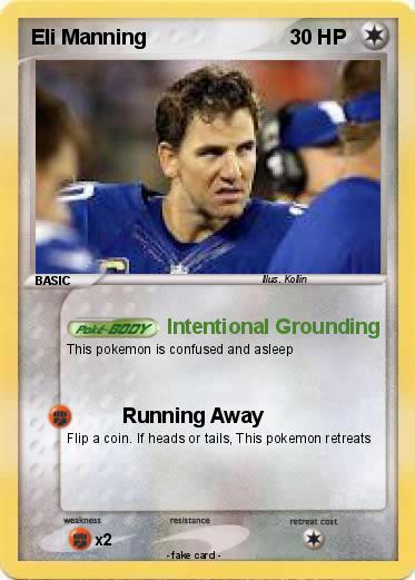 Pokemon Eli Manning